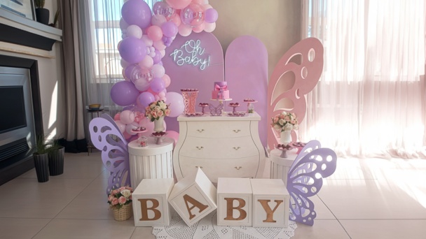 mesa de chá de bebê tema ursinho príncipe