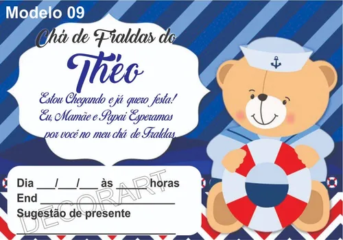 erros comuns ao organizar chá de bebê marinheiro
