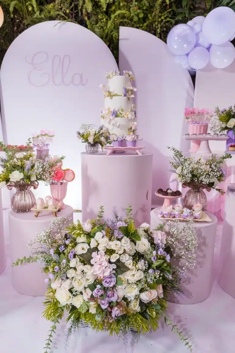 erros comuns na decoração de chá de bebê menina