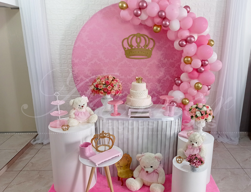 cha de bebe menina decoração