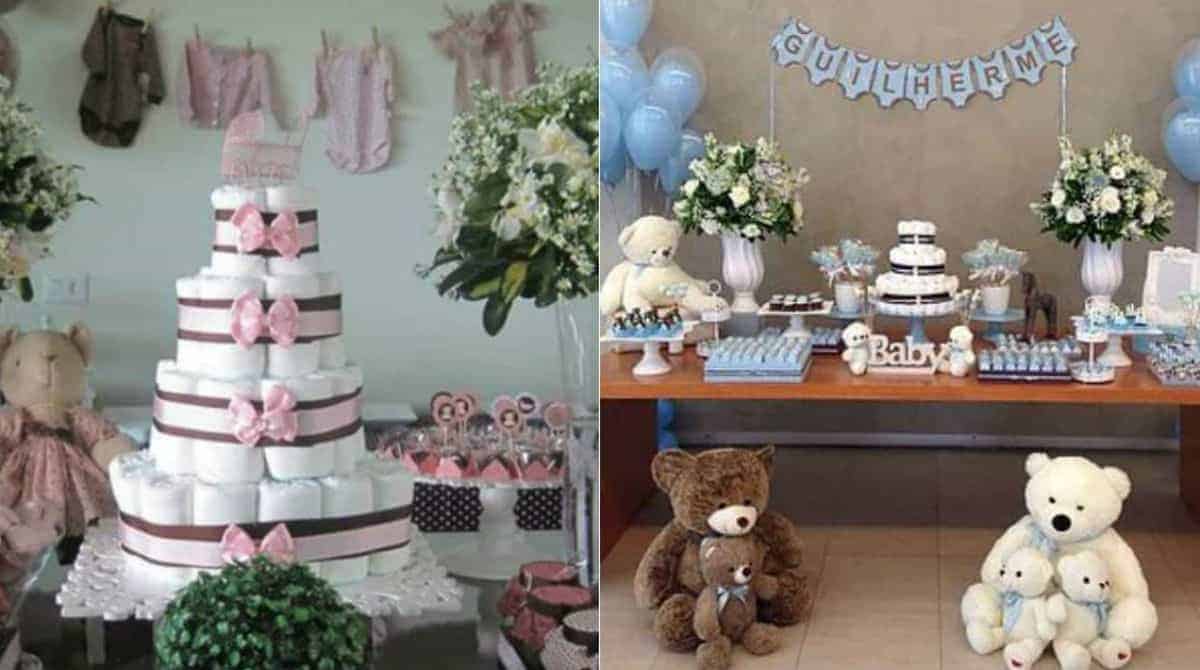 cha de bebe ornamentação