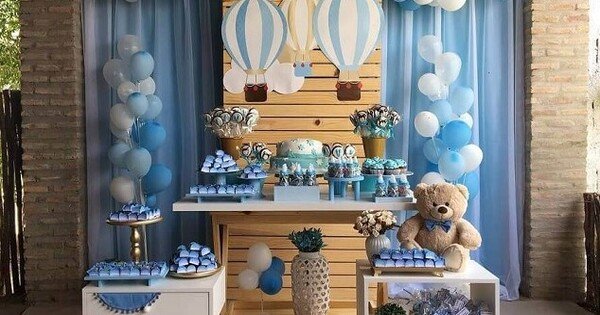 ideias de decoração chá de fraldas simples e criativas