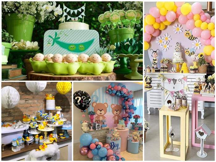 cha de fralda simples masculino