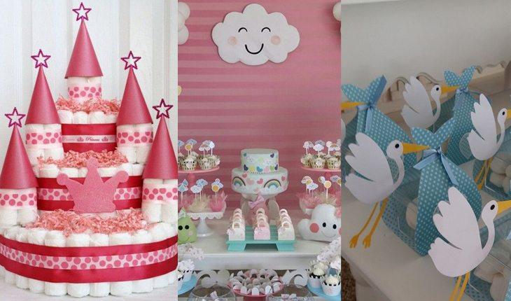 ideias criativas para decoração de chá de fraldas