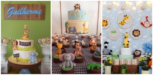 bolo de fraldas safari passo a passo