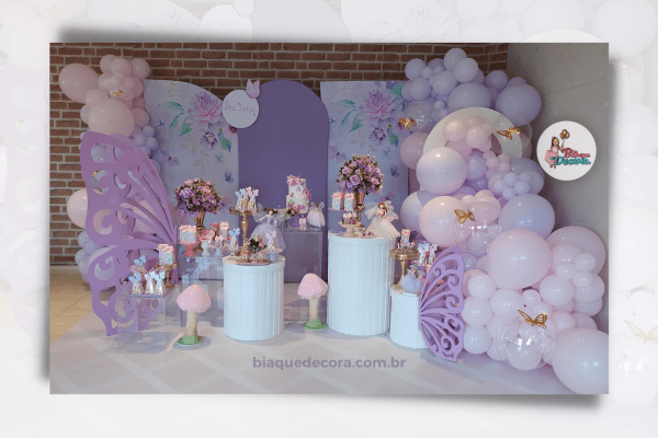 Como Escolher as Cores Perfeitas para seu Chá de Fraldas de Borboletas