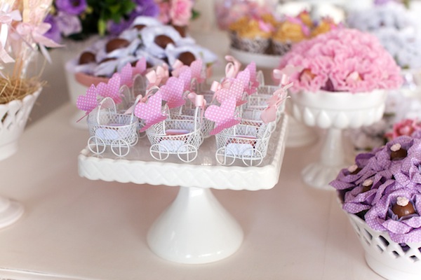 chá de fraldas tema borboletas