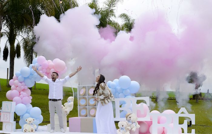 ideias chá revelação sem rosa e azul