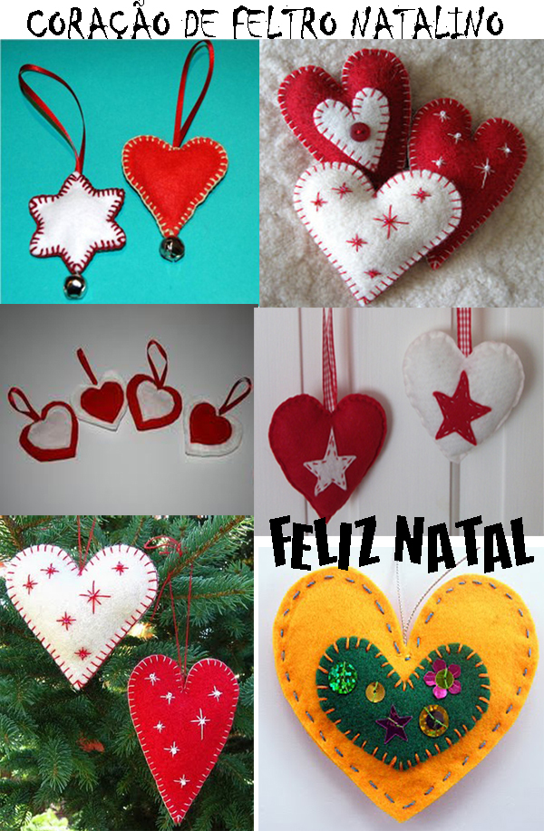 chaveiro coração feltro