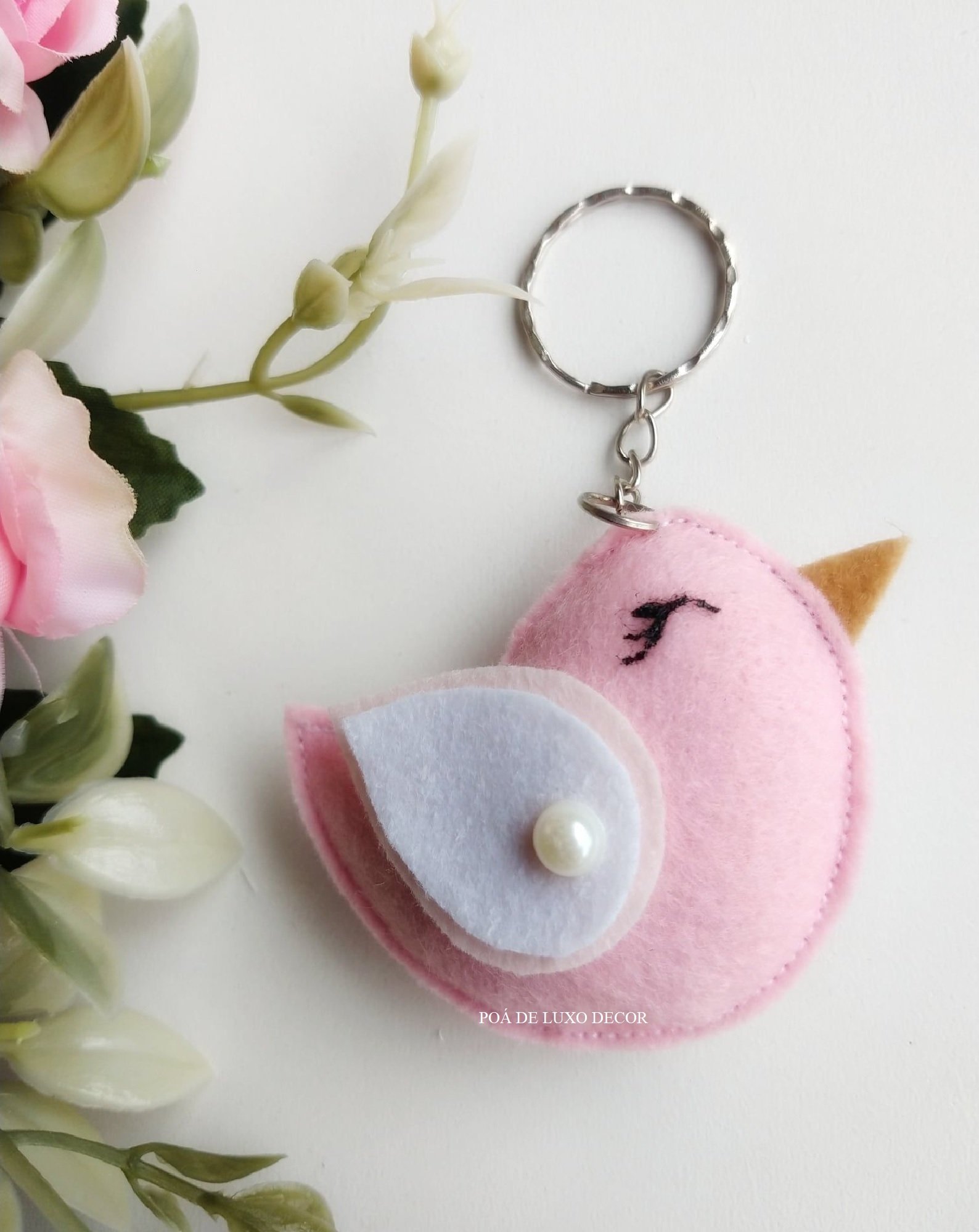 chaveiro de feltro