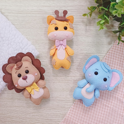 Passo a Passo: Chaveiro de Feltro Tema Safari para Iniciantes