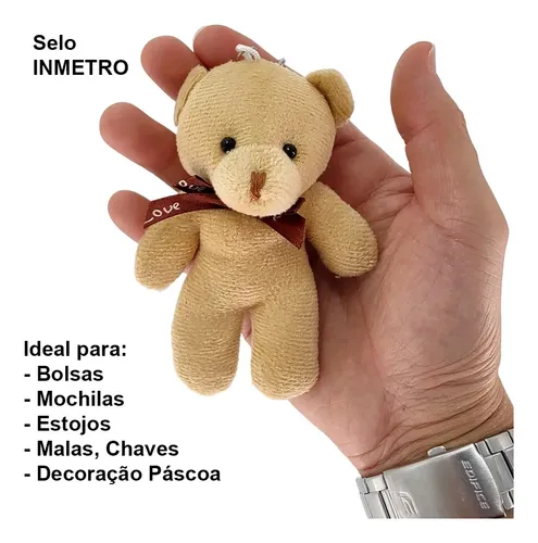 chaveiro de urso de pelúcia vs metal qual o melhor