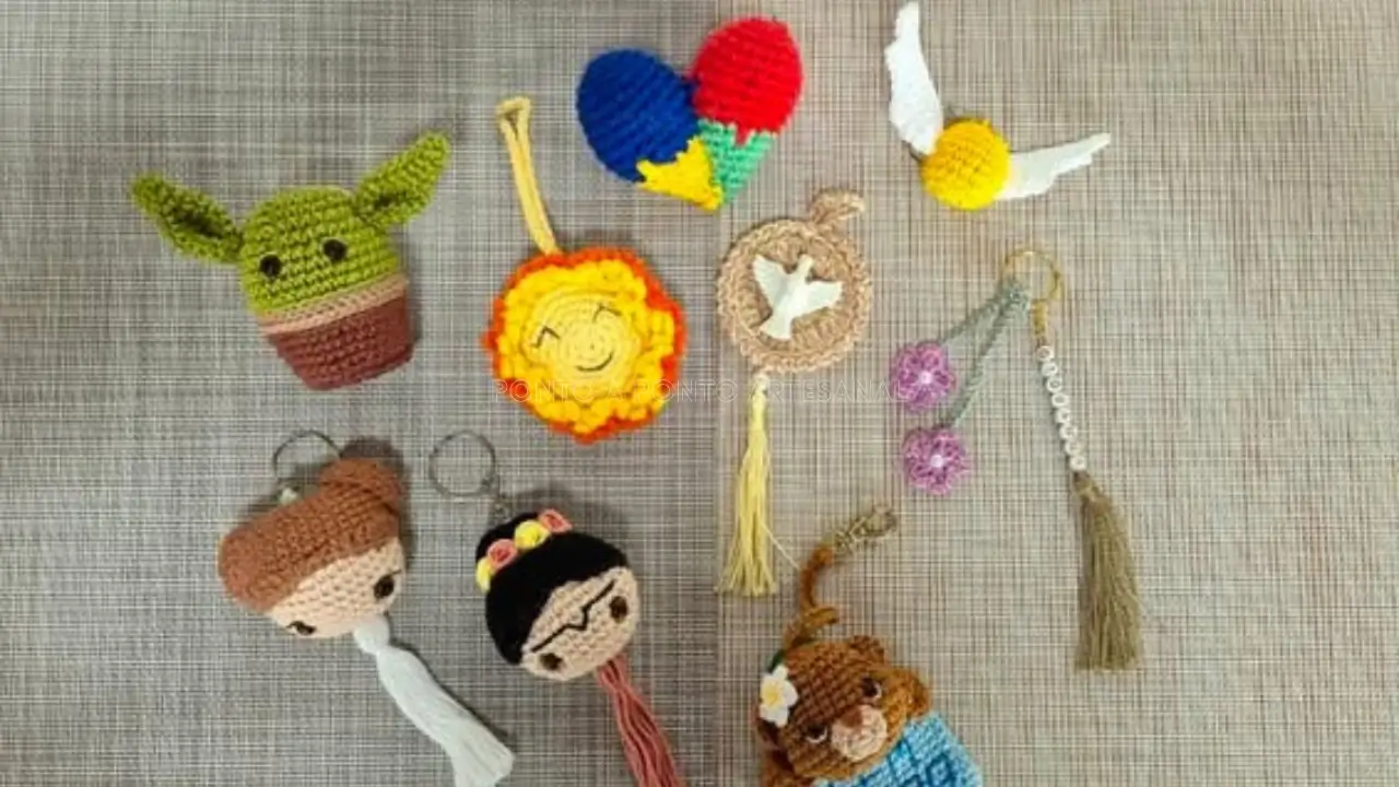 chaveiros de artesanato