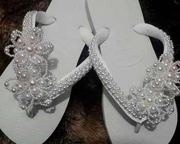 erros comuns ao fazer chinelos bordados laços