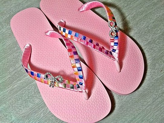 Onde Comprar Materiais para Customizar Chinelos com Fita de Cetim
