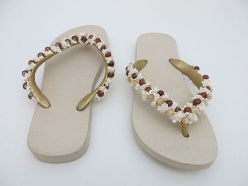 Passo a Passo: Chinelo Encapado Simples com Fita de Cetim