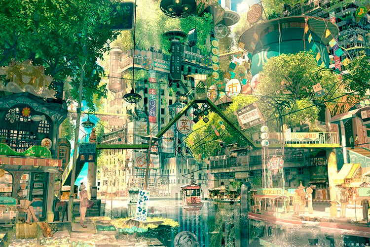 cidade desenho tumblr