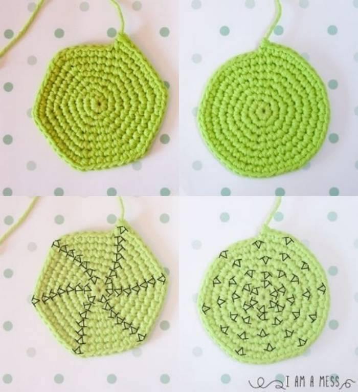 anel magico vs correntinhas para circulo croche