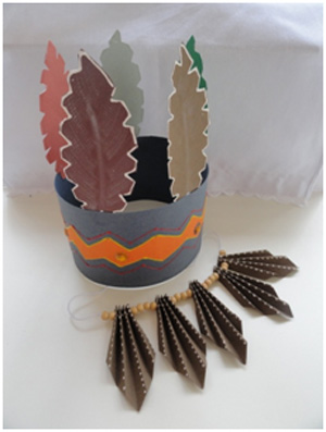 como fazer cocar de indio