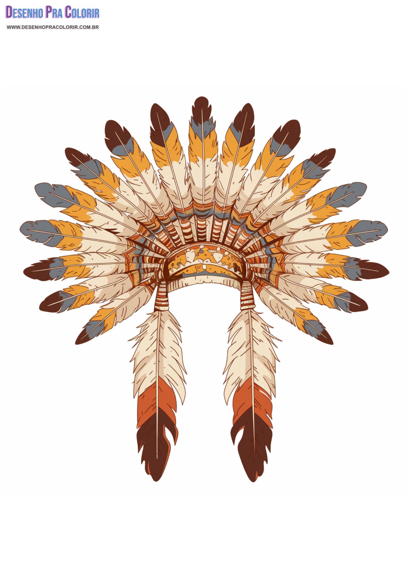 erros comuns ao fazer cocar de indio para imprimir