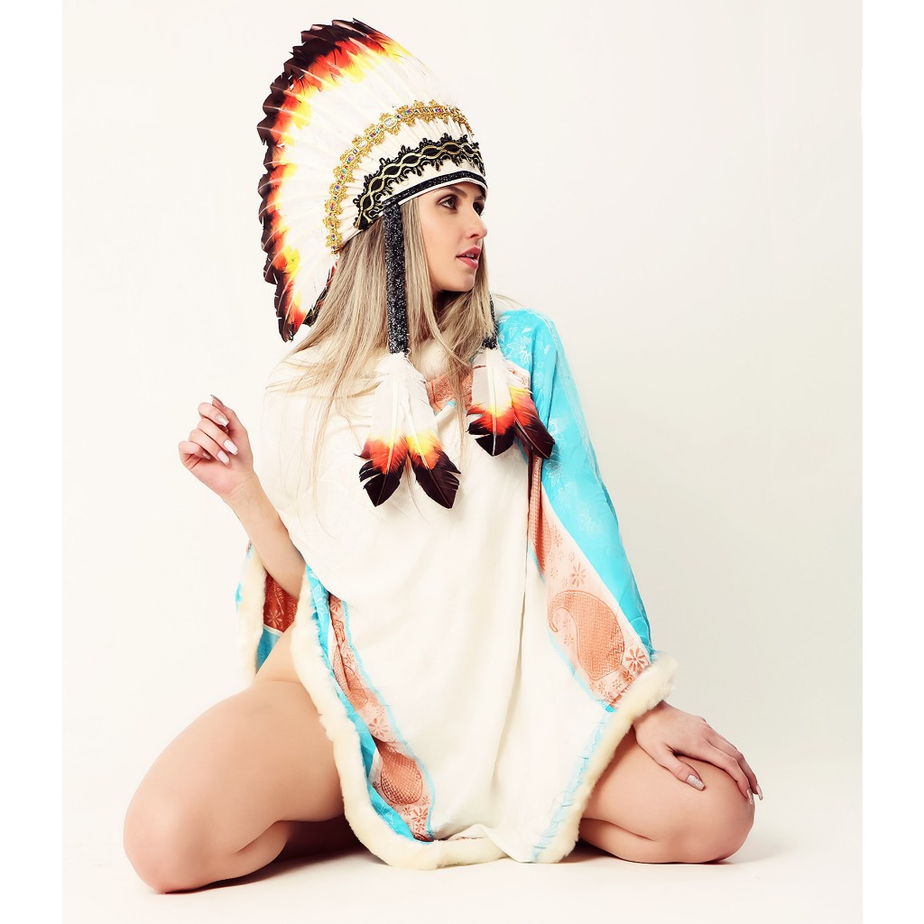 cocar de índio para imprimir passo a passo