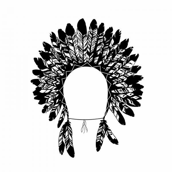 cocar de papel para imprimir