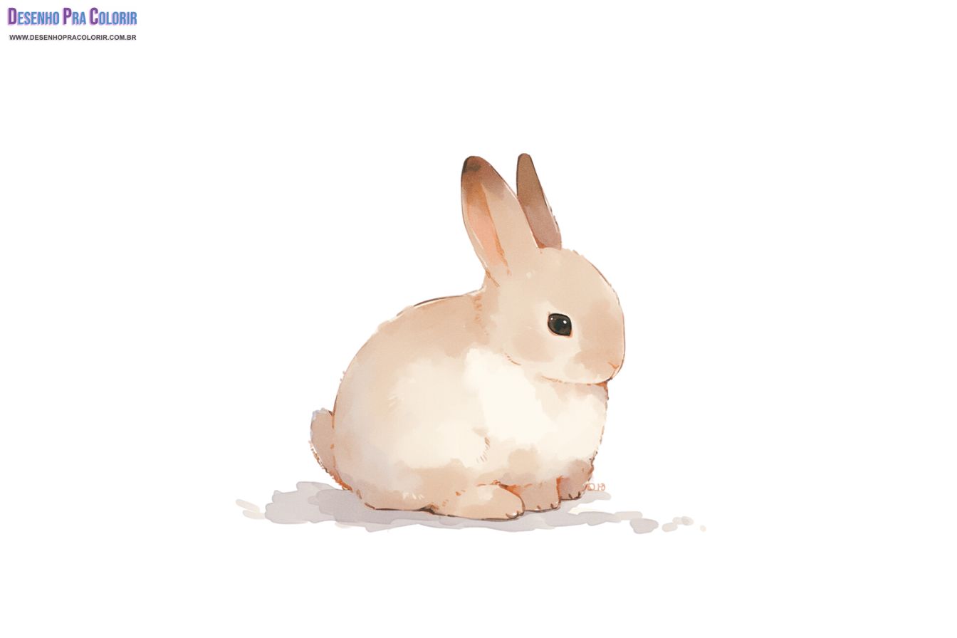 coelhinho para imprimir feltro