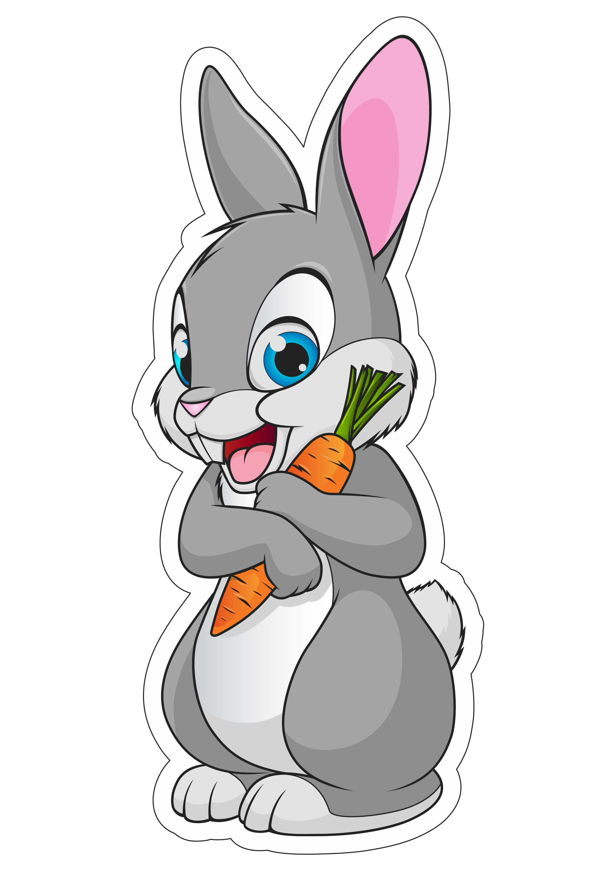 coelhinho para imprimir eva