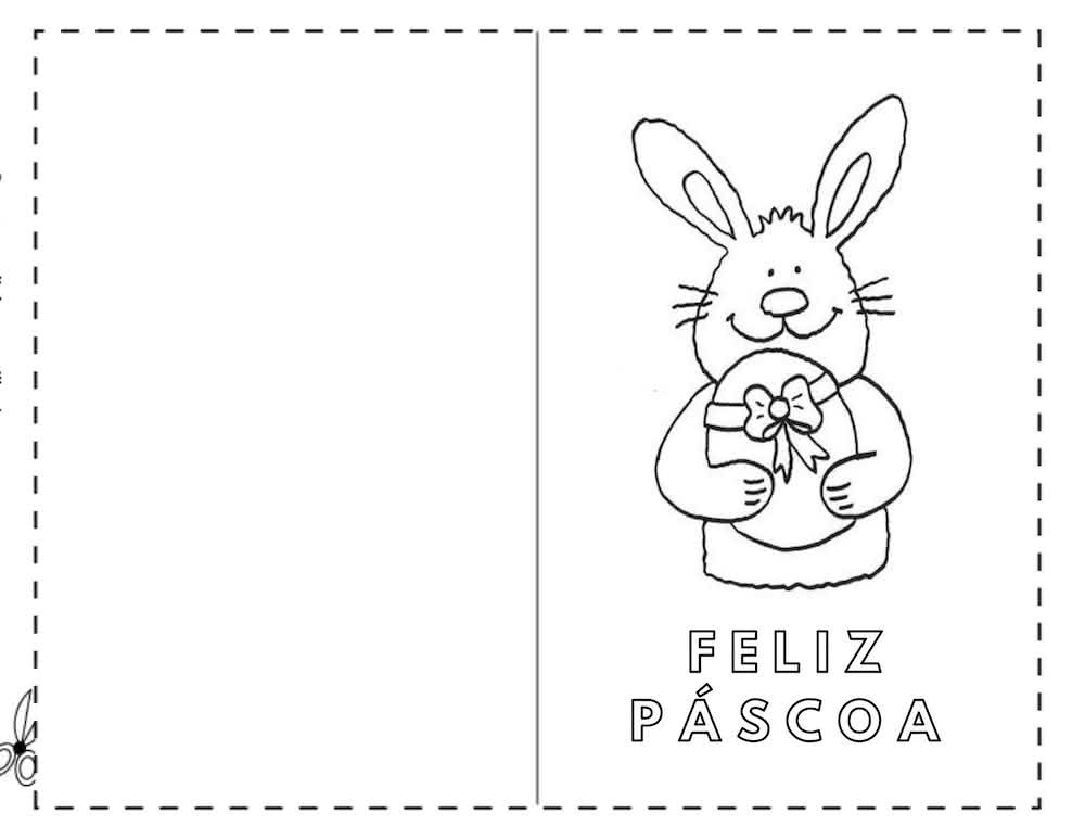 melhores coelhos da páscoa para imprimir e colorir