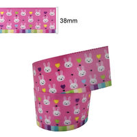 coelho de páscoa de fita de gorgorão