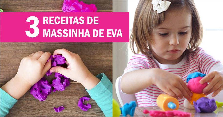 receitas de massinha de eva (embora seja um produto pronto, pode haver busca por receitas caseiras)