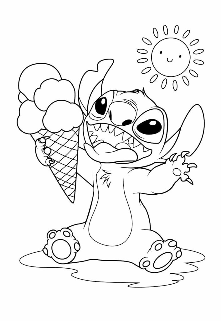 colorir stitch
