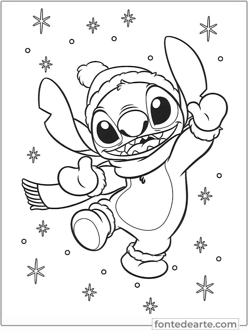erros comuns ao colorir o Stitch