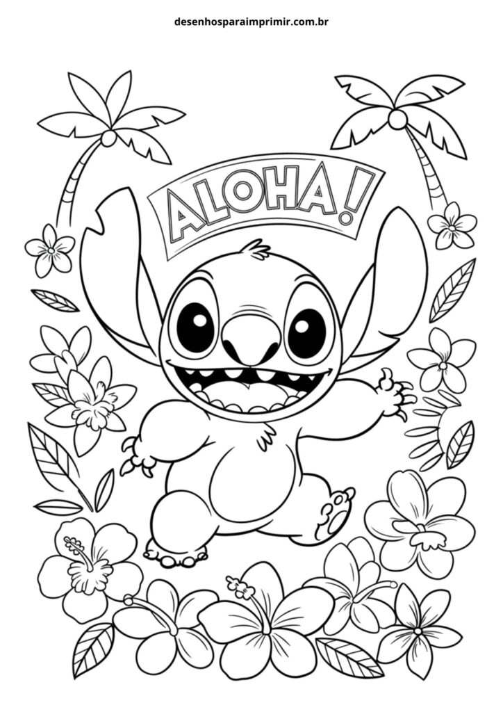 desenho do Stitch vs Angel para colorir qual escolher