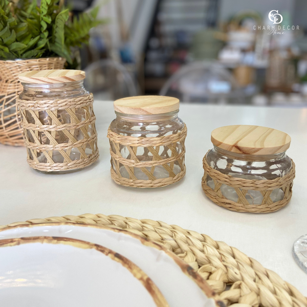 Inspirações de Potes de Vidro Rústicos para Decoração