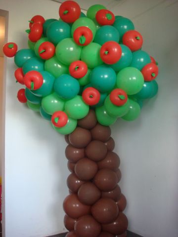 Como fazer um tronco de balões resistente
