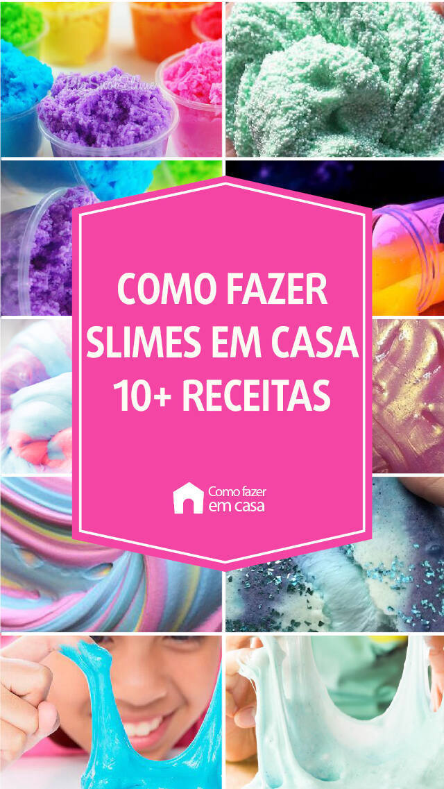 ideias de slime com ativador caseiro