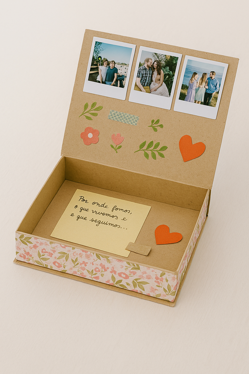 como fazer caixa decorada