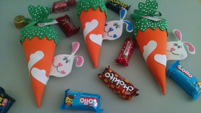 como fazer cenoura de eva