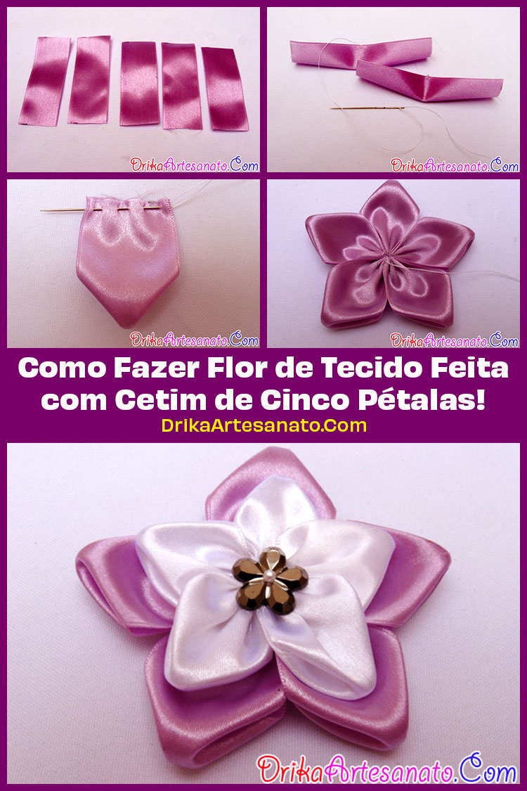 Como Fazer Rosas Eternas de Cetim: Passo a Passo Detalhado