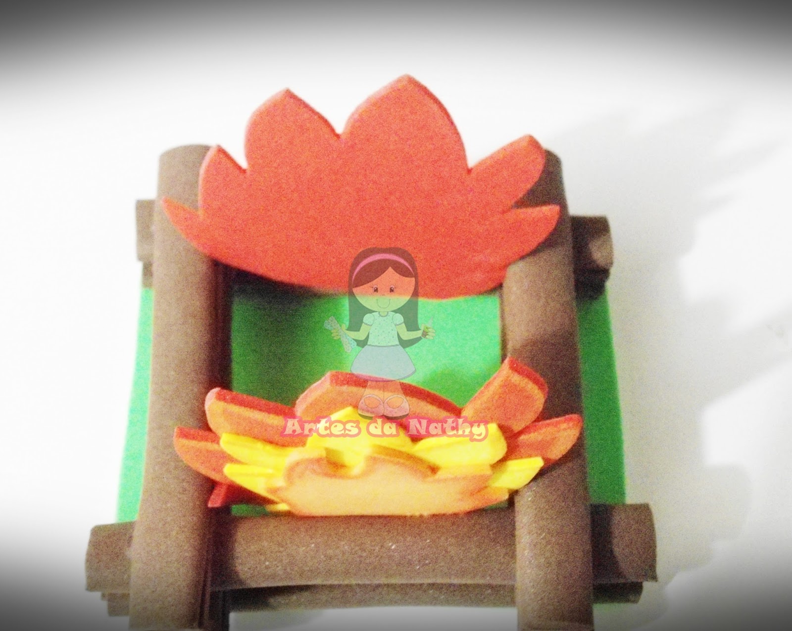 como fazer fogueira de eva para festa junina