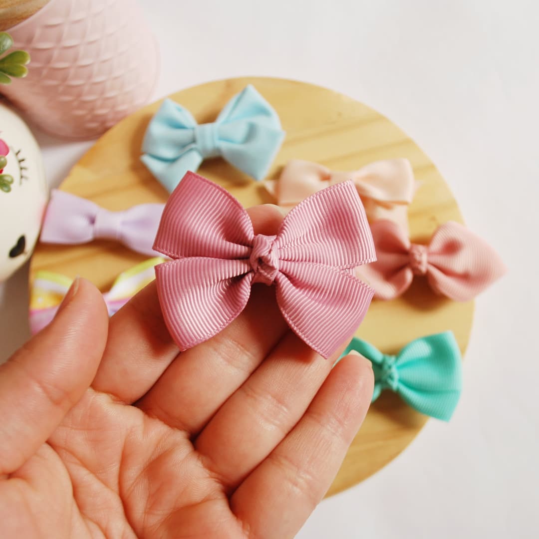 como fazer laço de cabelo infantil