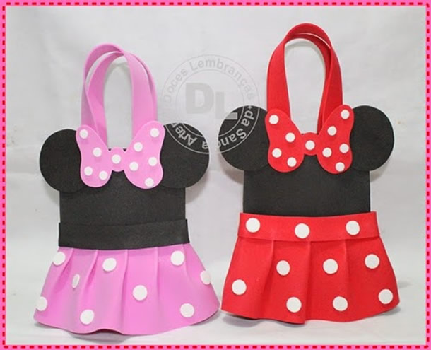 lembrancinhas da minnie para festa infantil passo a passo