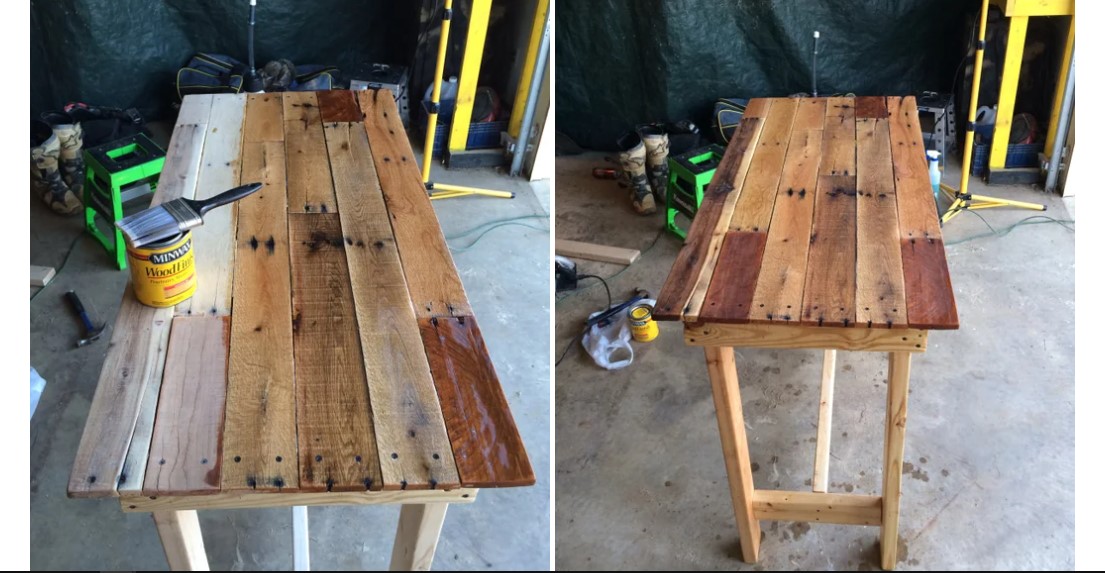 ideias de mesa de pallet para sala