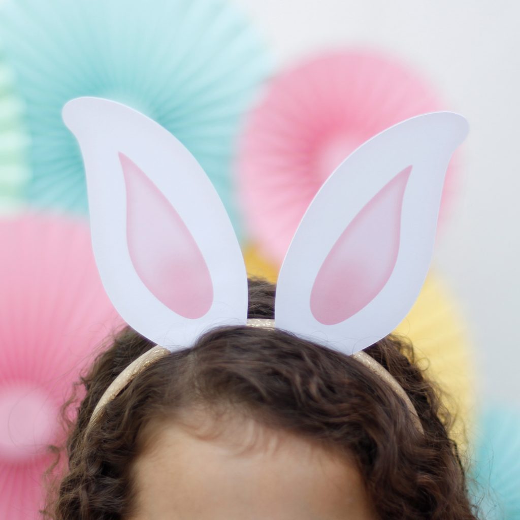 como fazer orelha de coelho em tiara