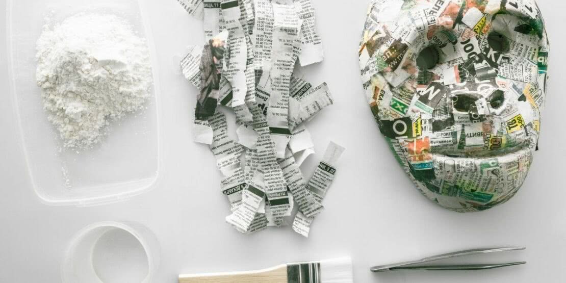 técnicas de papel machê para artesanato