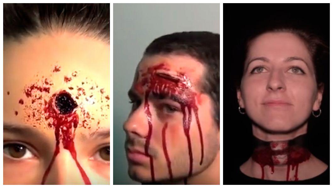 sangue falso caseiro com corante alimentício