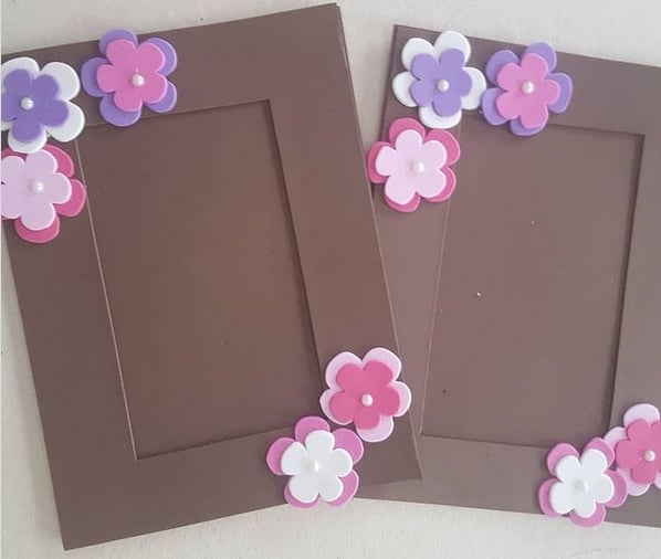 como fazer um porta retrato de eva