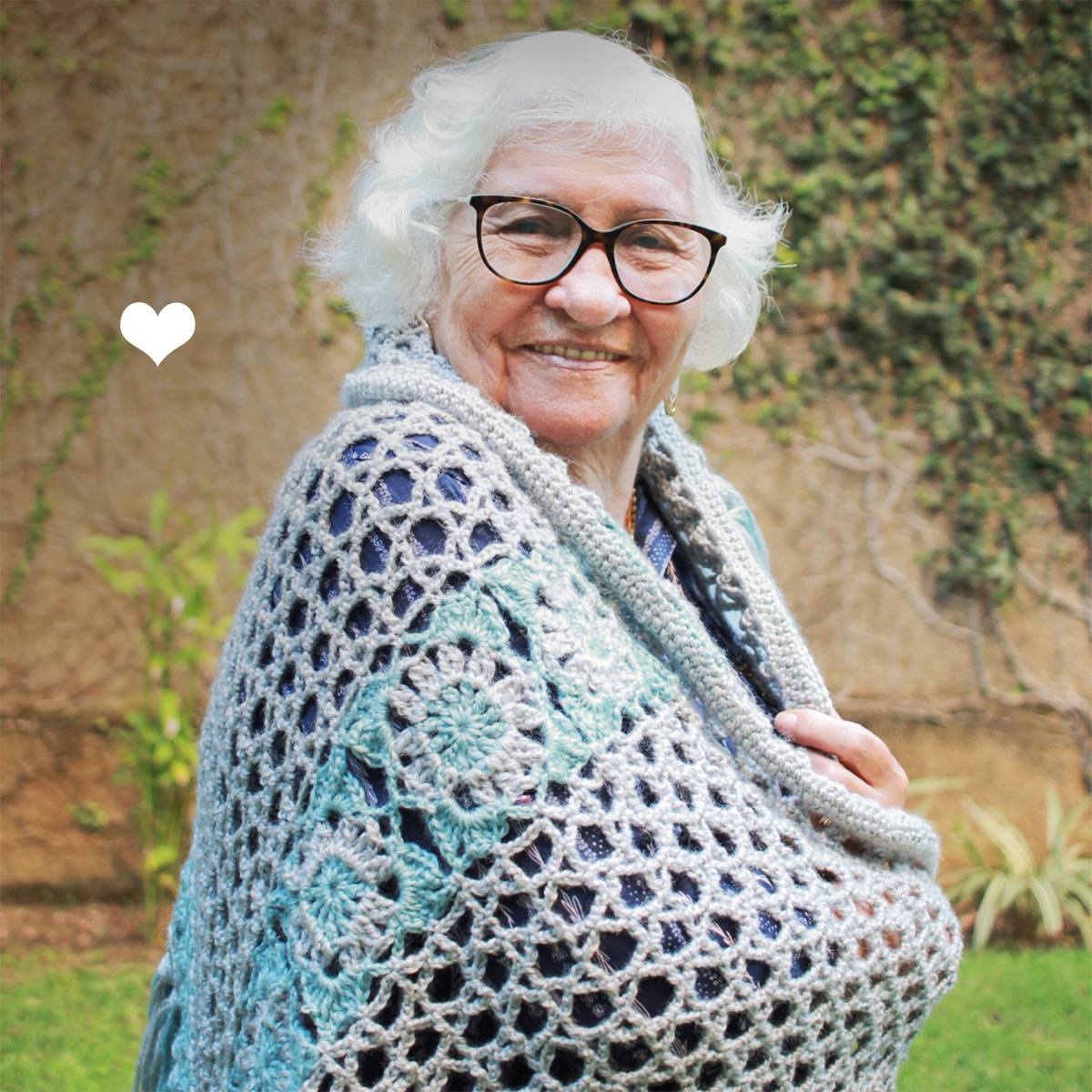 como fazer um xale de crochê da vovó