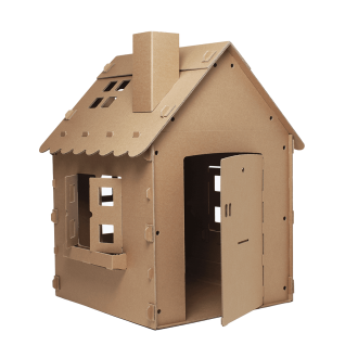 casinha de papelão para cachorro